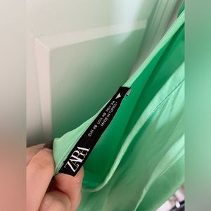 Zara Viral Dress in Mint Green XS - Worn once
